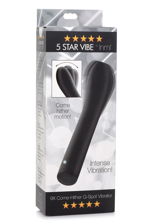 INMI Shegasm 5 Star Come Hither G-Spot Vibrator - Black - Vibrant Vibes Australia - Quality Sex Toys - Great Prices - Sex Toys Australia