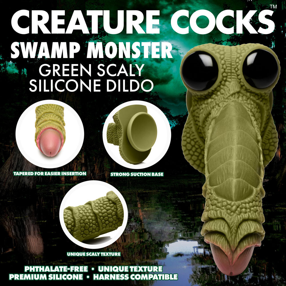 Creature Cocks Swamp Monster - Vibrant Vibes Australia - Quality Sex Toys - Great Prices - Sex Toys Australia