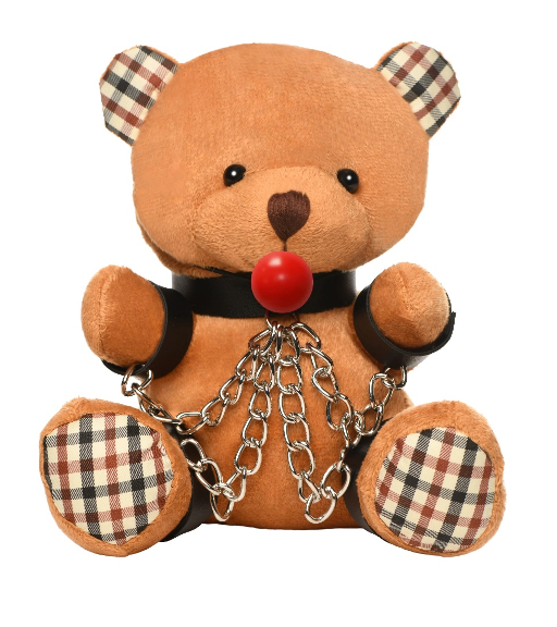 Master Series Gagged Bondage Bear - Vibrant Vibes Australia - Quality Sex Toys - Great Prices - Sex Toys Australia