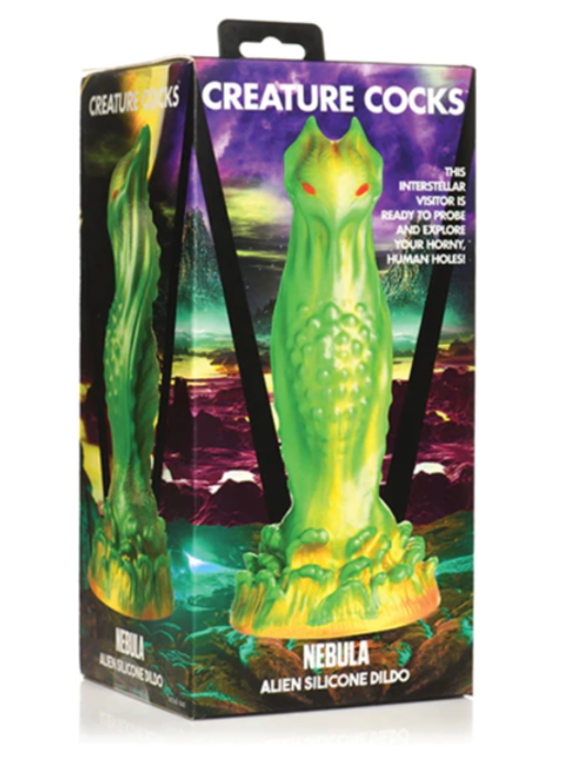 Creature Cocks Nebula Alien Silicone Dildo - Vibrant Vibes Australia - Quality Sex Toys - Great Prices - Sex Toys Australia