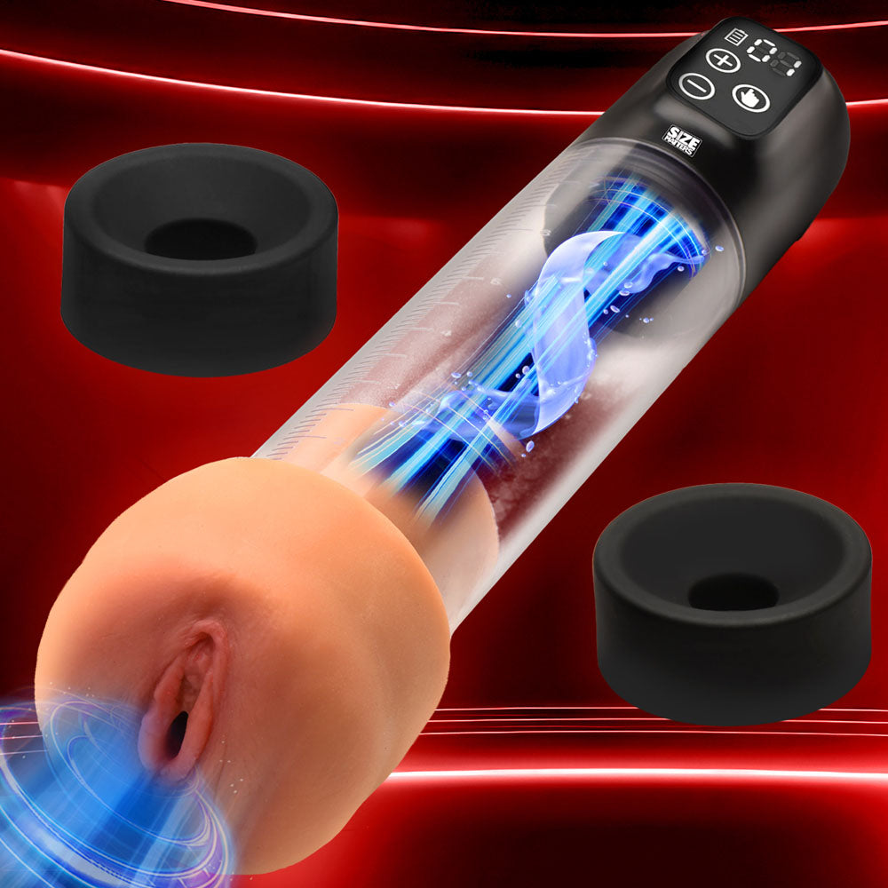 Size Matters Sucking Penis Pump - Vibrant Vibes Australia - Quality Sex Toys - Great Prices - Sex Toys Australia