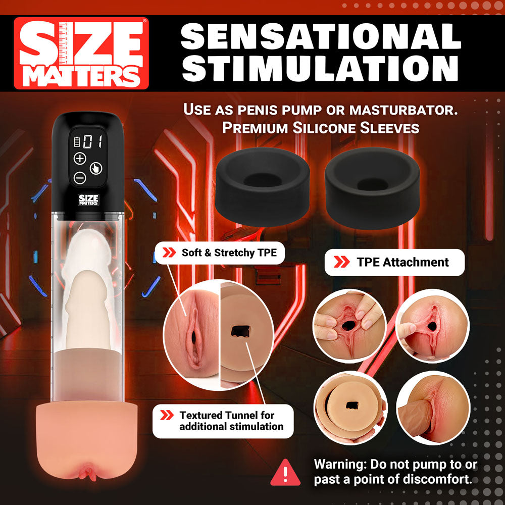 Size Matters Sucking Penis Pump - Vibrant Vibes Australia - Quality Sex Toys - Great Prices - Sex Toys Australia