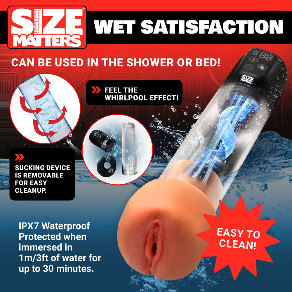 Size Matters Sucking Penis Pump - Vibrant Vibes Australia - Quality Sex Toys - Great Prices - Sex Toys Australia