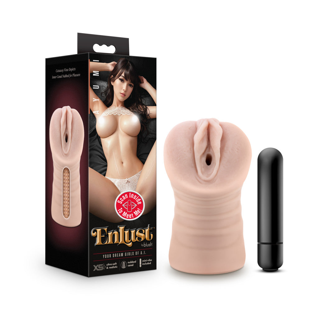 EnLust - Ayumi -  Vibrating Vagina Stroker - Vibrant Vibes Australia - Quality Sex Toys - Great Prices - Sex Toys Australia