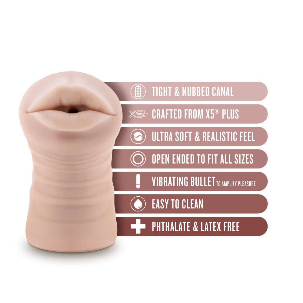 EnLust - Nicole -  Vibrating Oral Stroker - Vibrant Vibes Australia - Quality Sex Toys - Great Prices - Sex Toys Australia