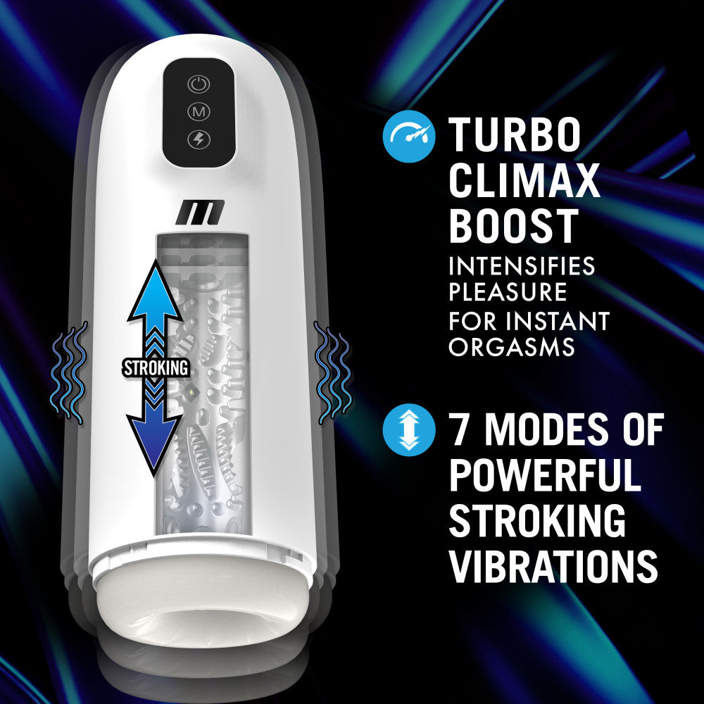 M For Men Robo-Bator -  USB Rechargeable Vibrating Auto Stroker - Vibrant Vibes Australia - Quality Sex Toys - Great Prices - Sex Toys Australia