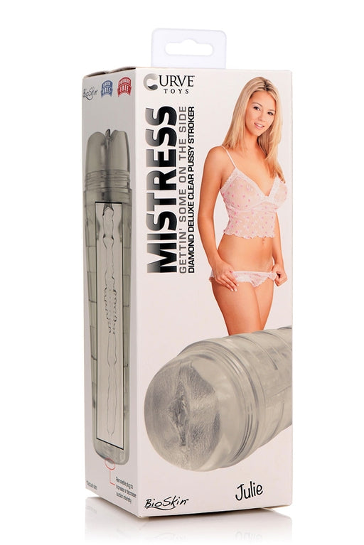 MISTRESS JULIE - DIAMOND DELUXE CLEAR PUSSY STROKER - Vibrant Vibes Australia - Quality Sex Toys - Great Prices - Sex Toys Australia