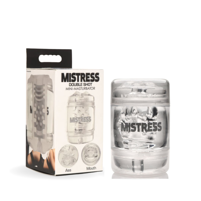 MISTRESS Double Shot - Ass & Mouth mini masturbator - Vibrant Vibes Australia - Quality Sex Toys - Great Prices - Sex Toys Australia