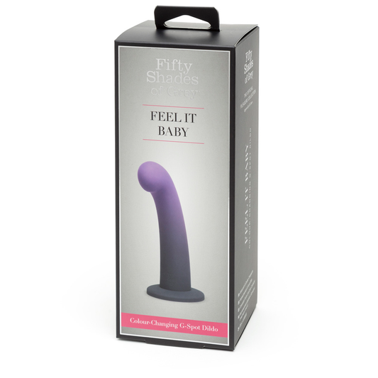 Fifty Shades of Grey Feel it Baby Colour Changing G-Spot Dildo - Vibrant Vibes Australia - Quality Sex Toys - Great Prices - Sex Toys Australia