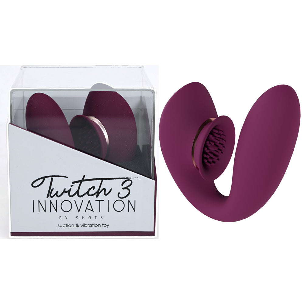 Twitch 3 - Burgundy - Vibrant Vibes Australia - Quality Sex Toys - Great Prices - Sex Toys Australia