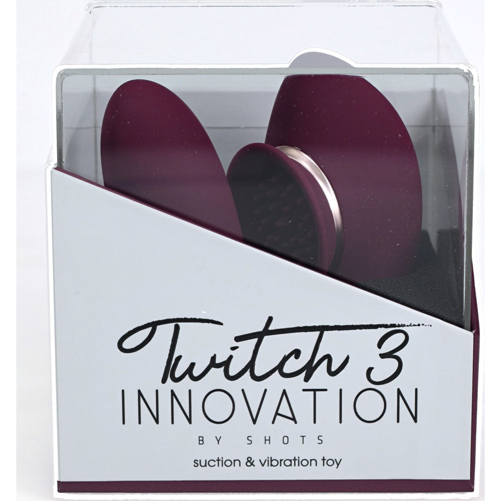 Twitch 3 - Burgundy - Vibrant Vibes Australia - Quality Sex Toys - Great Prices - Sex Toys Australia