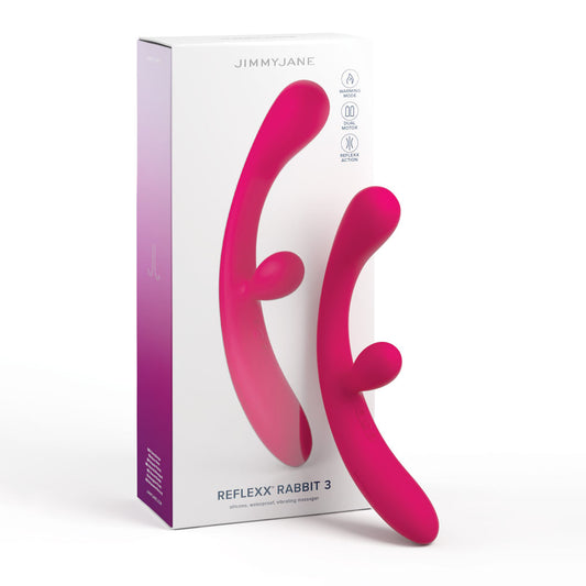 JimmyJane Reflexx Rabbit 3 - Vibrant Vibes Australia - Quality Sex Toys - Great Prices - Sex Toys Australia