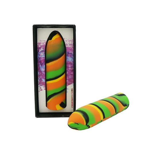 Colourful Camo Tracer Bullet Rechargeable Yellow - Vibrant Vibes Australia - Quality Sex Toys - Great Prices - Sex Toys Australia