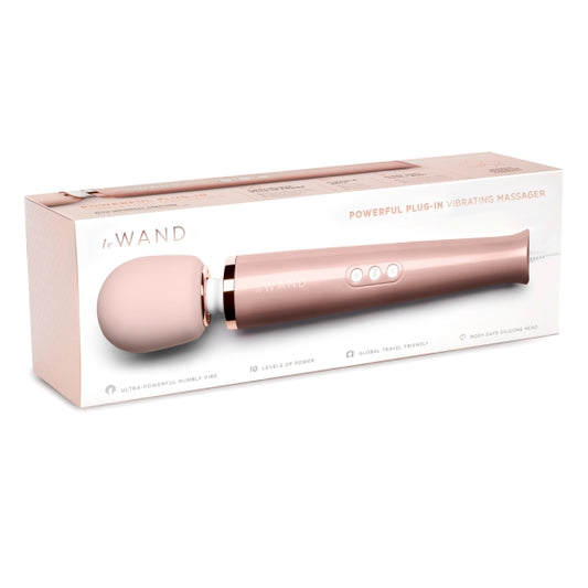 LE WAND PLUGIN ROSE GOLD - Vibrant Vibes Australia - Quality Sex Toys - Great Prices - Sex Toys Australia