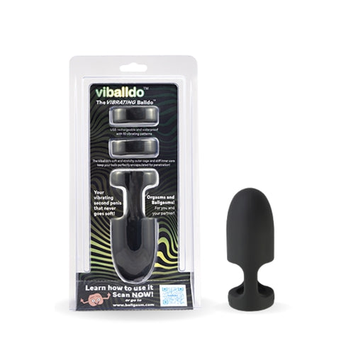 VIBALLDO THE VIBRATING BALLDO - BLACK - Vibrant Vibes Australia - Quality Sex Toys - Great Prices - Sex Toys Australia