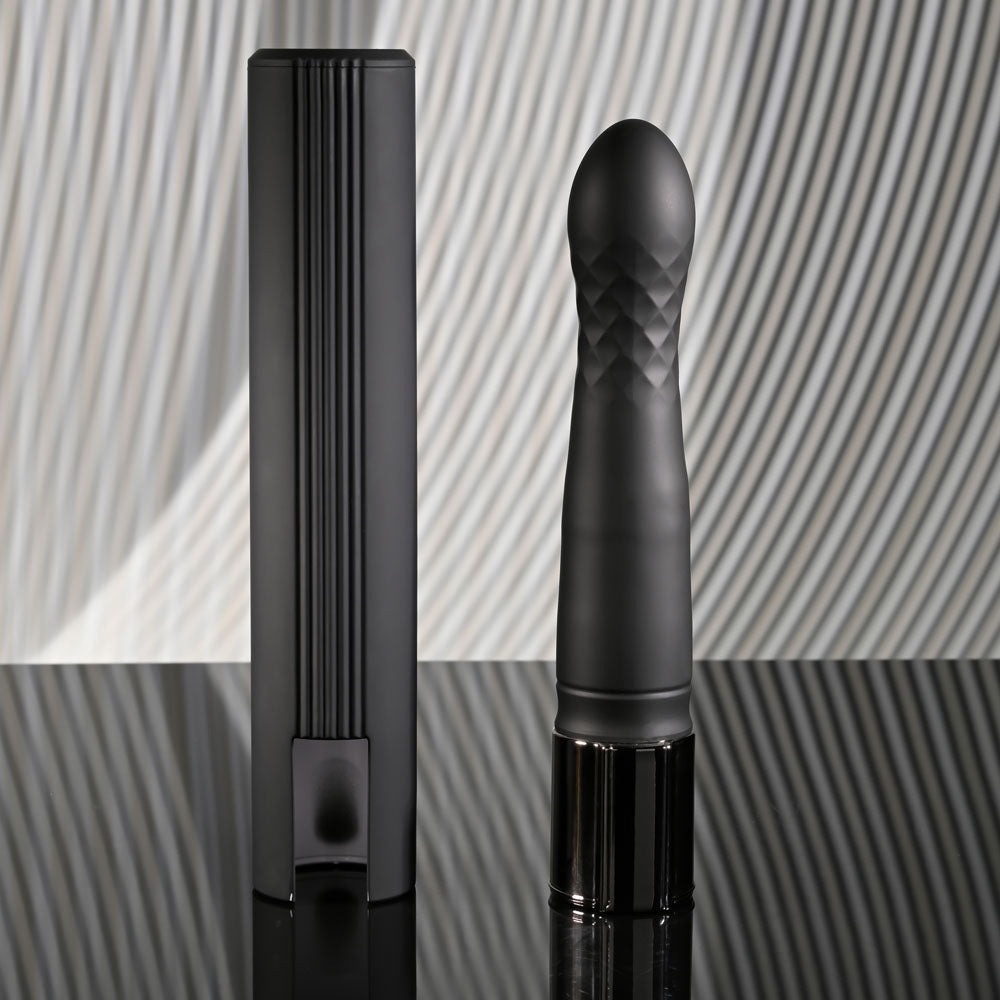 Playboy Pleasure PLEASURE ZONE -  21.4 cm Rechargeable Vibrator with USB Charging Dock - Vibrant Vibes Australia - Quality Sex Toys - Great Prices - Sex Toys Australia