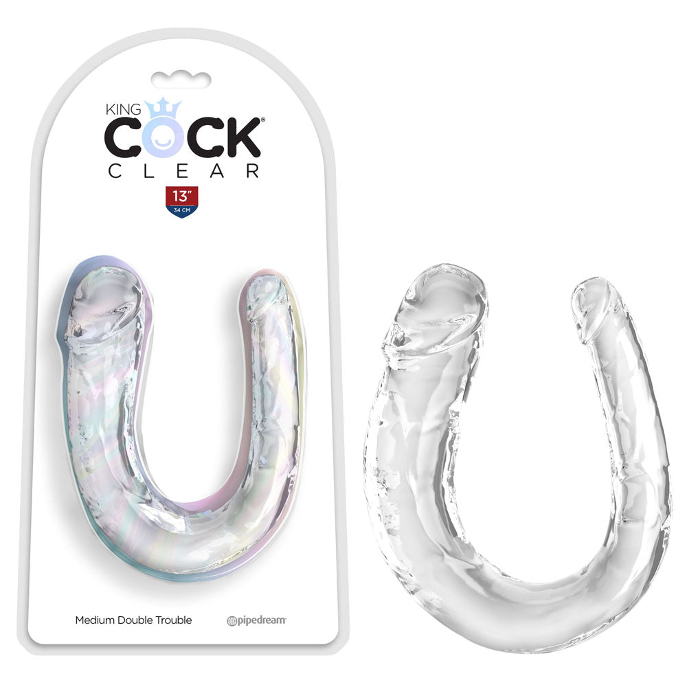 King Cock  Medium Double Trouble - Vibrant Vibes Australia - Quality Sex Toys - Great Prices - Sex Toys Australia