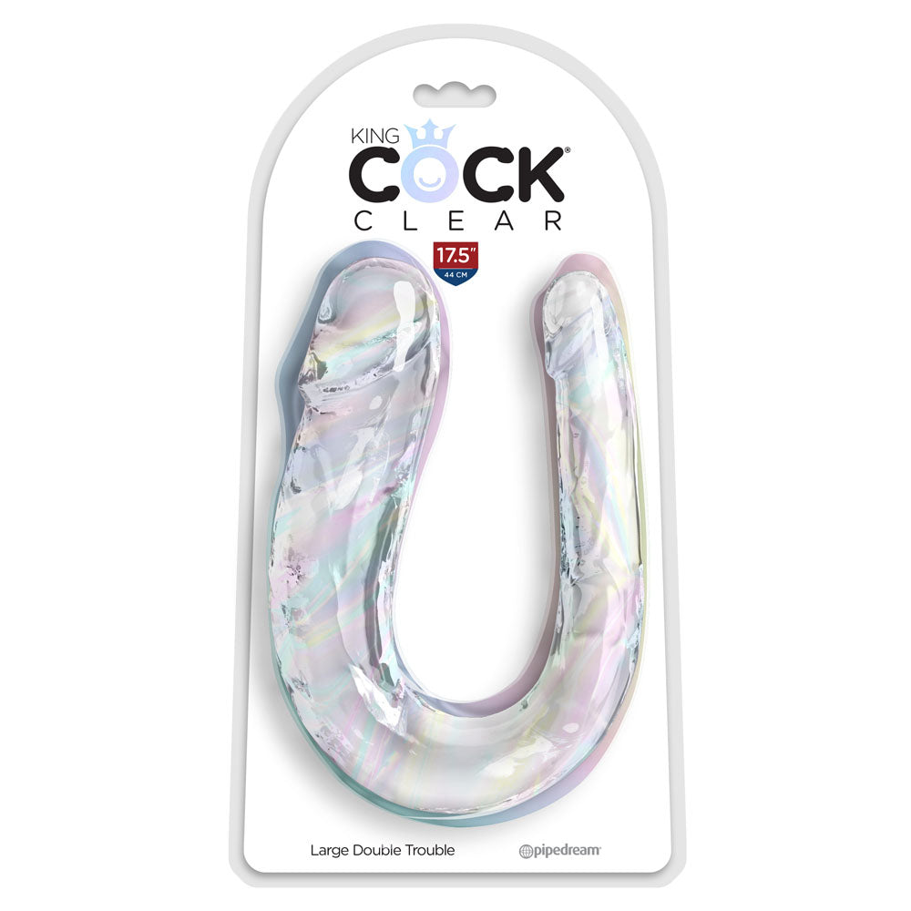 King Cock  Large Double Trouble - Vibrant Vibes Australia - Quality Sex Toys - Great Prices - Sex Toys Australia