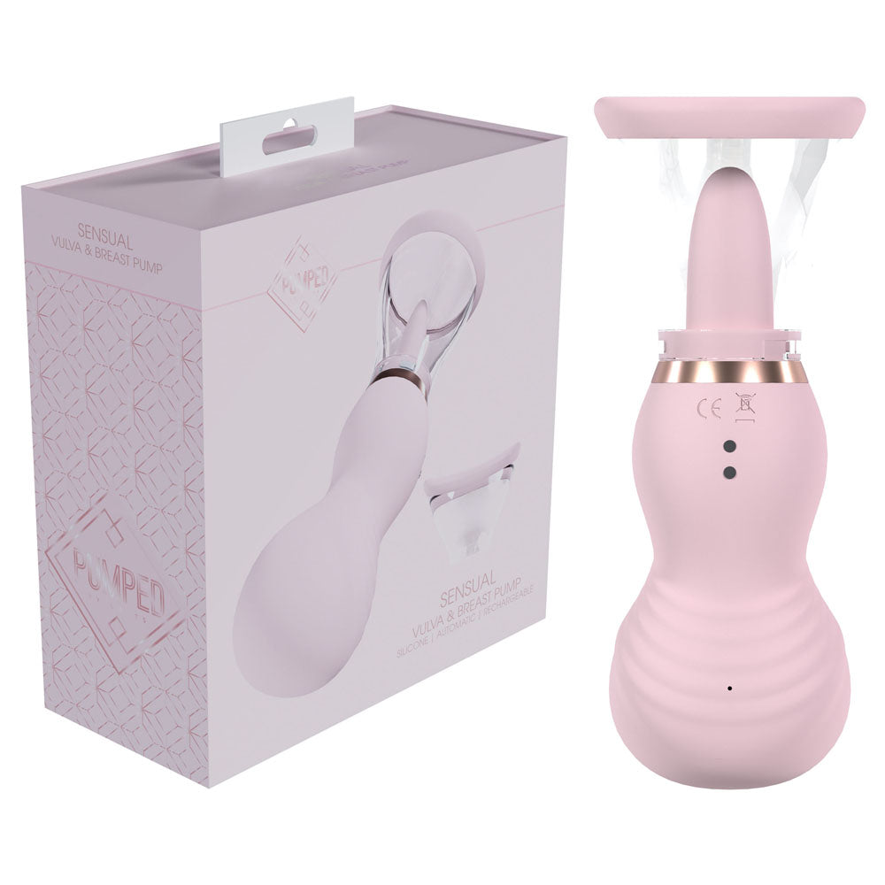 PUMPED Sensual Auto Vulva & Brest Pump -  -  USB Rechargeable Ladies Pump - Vibrant Vibes Australia - Quality Sex Toys - Great Prices - Sex Toys Australia