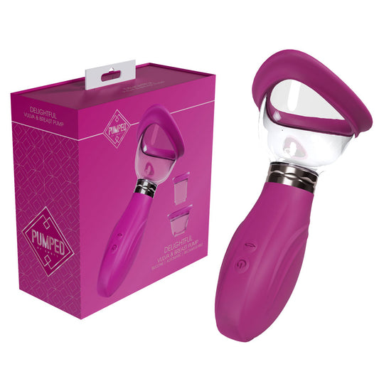 PUMPED Delightful Auto Ladies Pump -  -  USB Rechargeable Ladies Pump - Vibrant Vibes Australia - Quality Sex Toys - Great Prices - Sex Toys Australia