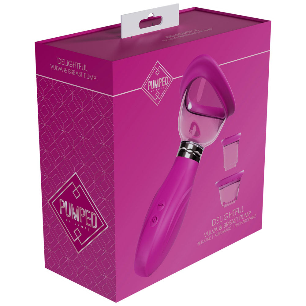 PUMPED Delightful Auto Ladies Pump -  -  USB Rechargeable Ladies Pump - Vibrant Vibes Australia - Quality Sex Toys - Great Prices - Sex Toys Australia