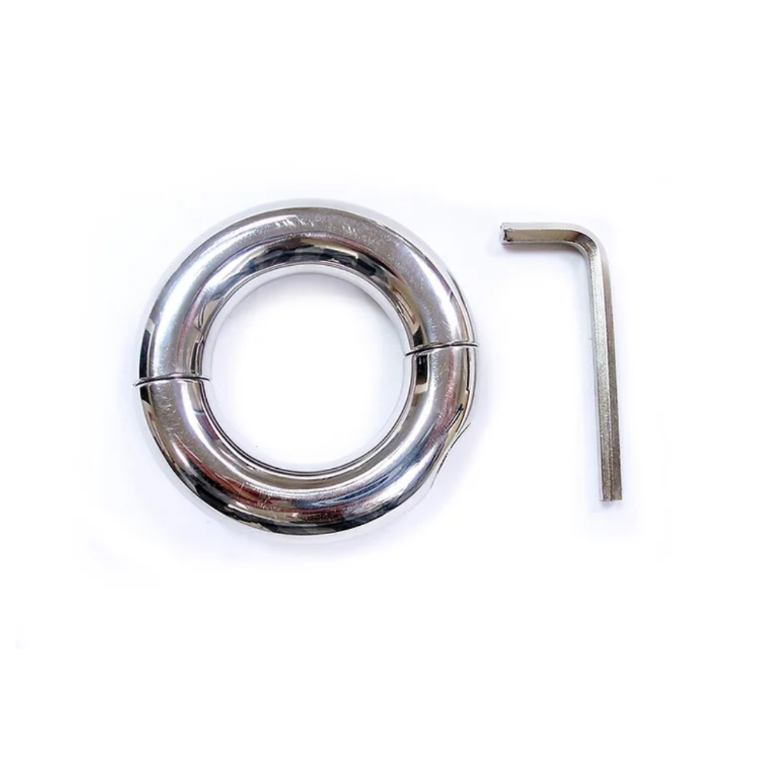 STAINLESS STEEL DOUGHNUT BALL STRETCHER WEIGHT 45MM - Vibrant Vibes Australia - Quality Sex Toys - Great Prices - Sex Toys Australia