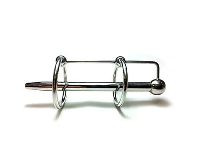 Stainless Steel Double Ring Sperm Stopper - Vibrant Vibes Australia - Quality Sex Toys - Great Prices - Sex Toys Australia