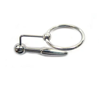 Stainless Steel Urethral Probe & Cock Ring - Vibrant Vibes Australia - Quality Sex Toys - Great Prices - Sex Toys Australia