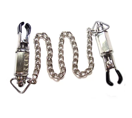 Nipple Clamps with Weights - Vibrant Vibes Australia - Quality Sex Toys - Great Prices - Sex Toys Australia