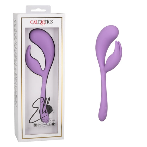 Elle Liquid Silicone Dual Flicker - Vibrant Vibes Australia - Quality Sex Toys - Great Prices - Sex Toys Australia