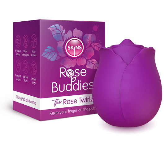 SKINS ROSE BUDDIES - THE ROSE TWIRLZ - Vibrant Vibes Australia - Quality Sex Toys - Great Prices - Sex Toys Australia