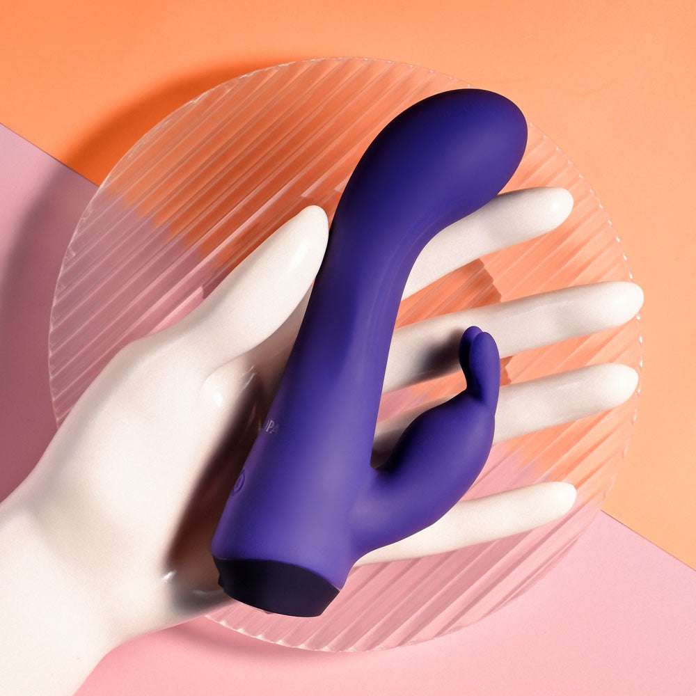 Selopa PLUM JOB -  13.5 cm USB Rechargeable Rabbit Vibrator - Vibrant Vibes Australia - Quality Sex Toys - Great Prices - Sex Toys Australia