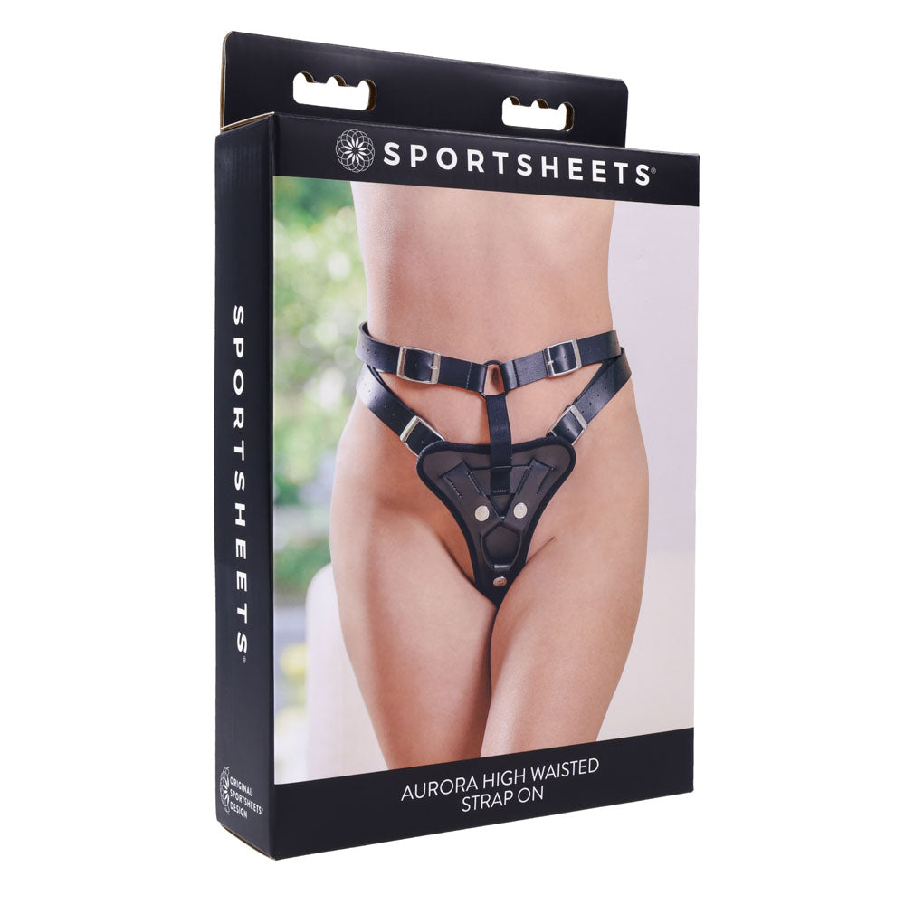 SPORTSHEETS Aurora High Waisted Strap On - Vibrant Vibes Australia - Quality Sex Toys - Great Prices - Sex Toys Australia