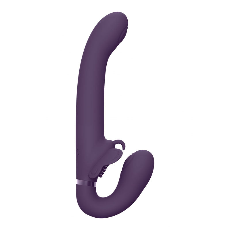 Vive SATU -  23 cm USB Rechargeable Strapless Strap-On - Vibrant Vibes Australia - Quality Sex Toys - Great Prices - Sex Toys Australia