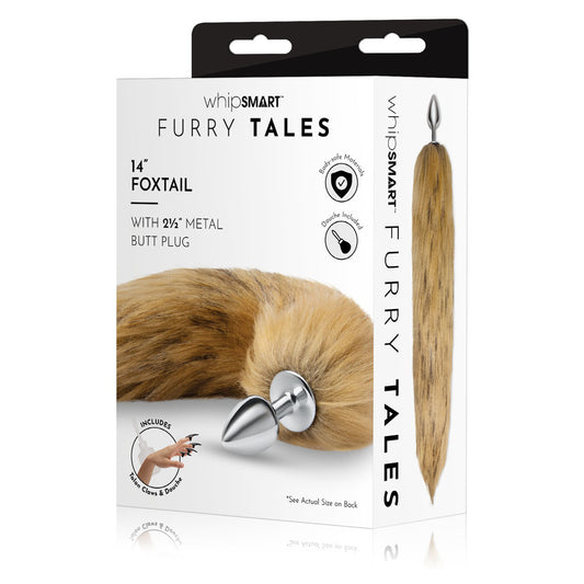 WhipSmart Furry Tales 14 Inch  Fox Tail - Vibrant Vibes Australia - Quality Sex Toys - Great Prices - Sex Toys Australia