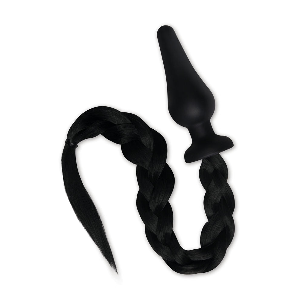 WhipSmart Furry Tales 4 Inch Silicone Pony Tail Butt Plug - Vibrant Vibes Australia - Quality Sex Toys - Great Prices - Sex Toys Australia