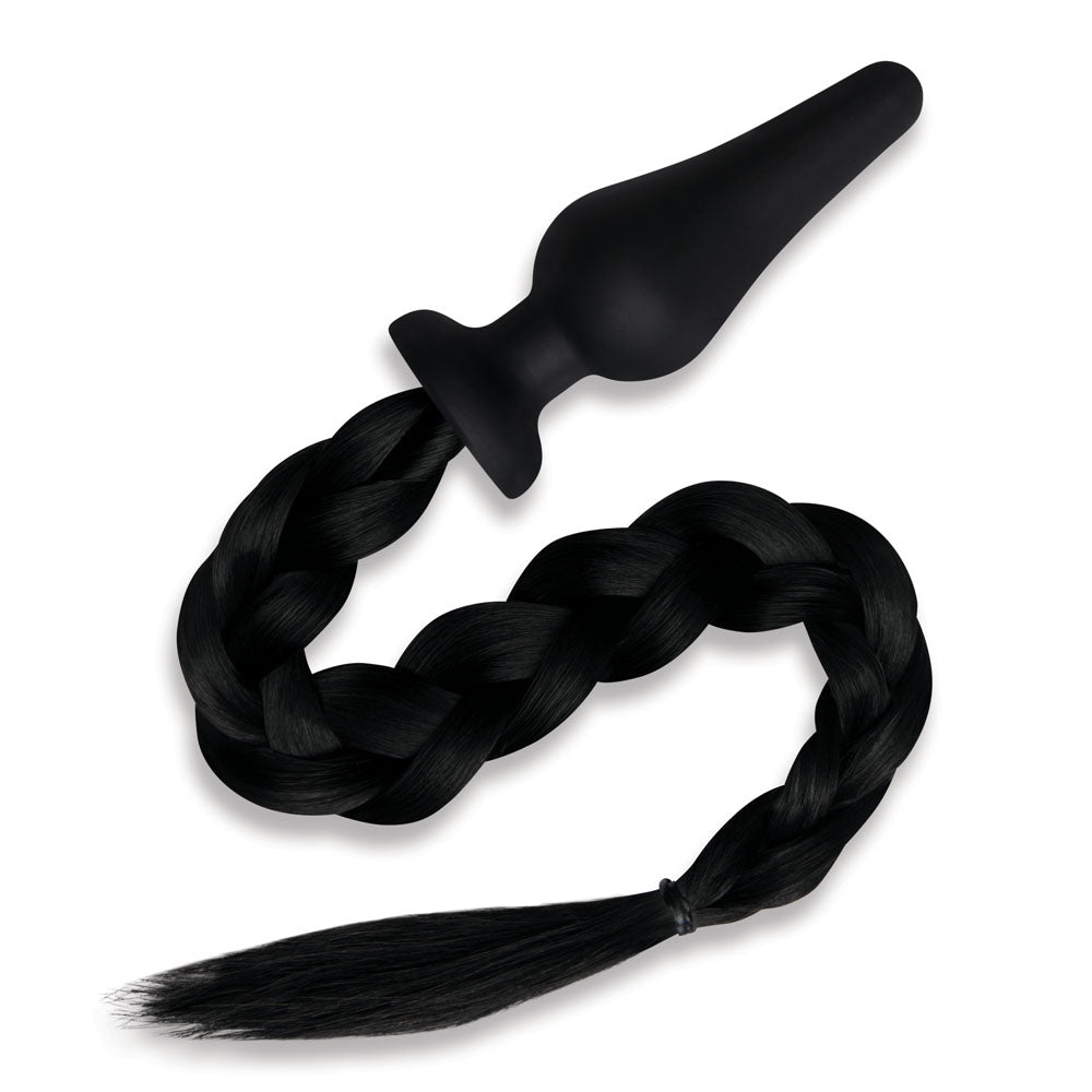 WhipSmart Furry Tales 4 Inch Silicone Pony Tail Butt Plug - Vibrant Vibes Australia - Quality Sex Toys - Great Prices - Sex Toys Australia