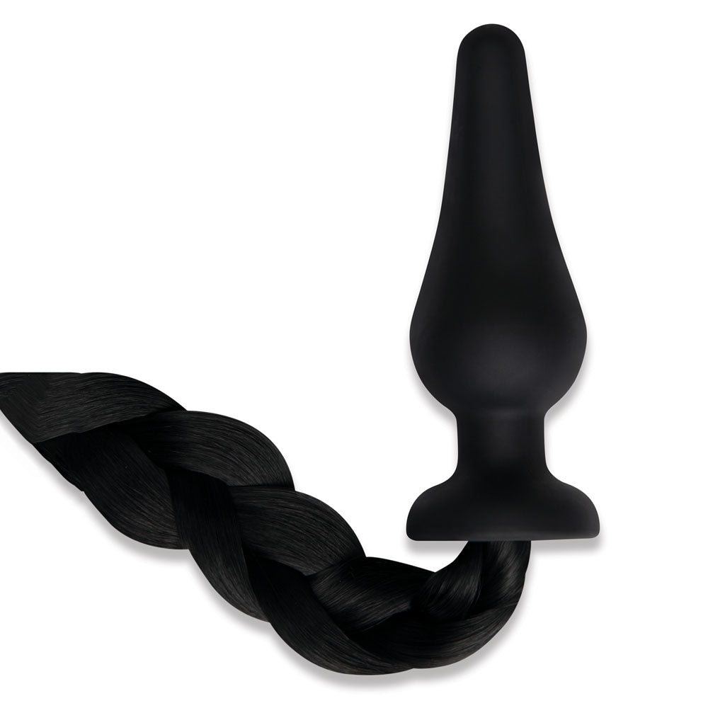 WhipSmart Furry Tales 4 Inch Silicone Pony Tail Butt Plug - Vibrant Vibes Australia - Quality Sex Toys - Great Prices - Sex Toys Australia