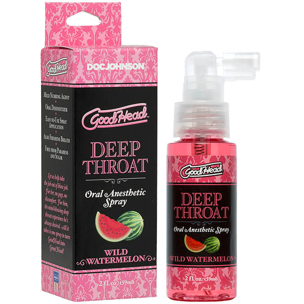 GoodHead Deep Throat Spray Wild Watermelon 59ml - Vibrant Vibes Australia - Quality Sex Toys - Great Prices - Sex Toys Australia