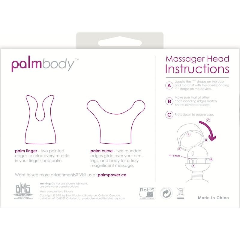 PalmBody Massager Heads (For use with PalmPower) - Vibrant Vibes Australia - Quality Sex Toys - Great Prices - Sex Toys Australia