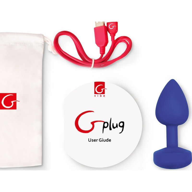 Gplug Large Navy Blue - Vibrant Vibes Australia - Quality Sex Toys - Great Prices - Sex Toys Australia