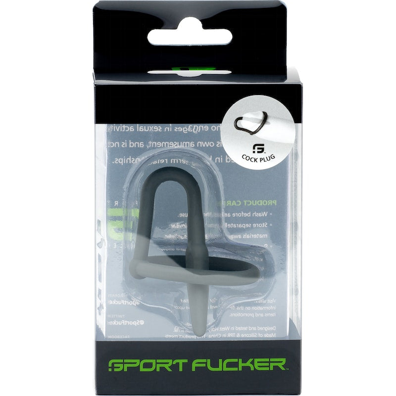 Cock Plug By Sport Fucker Grey - Vibrant Vibes Australia - Quality Sex Toys - Great Prices - Sex Toys Australia