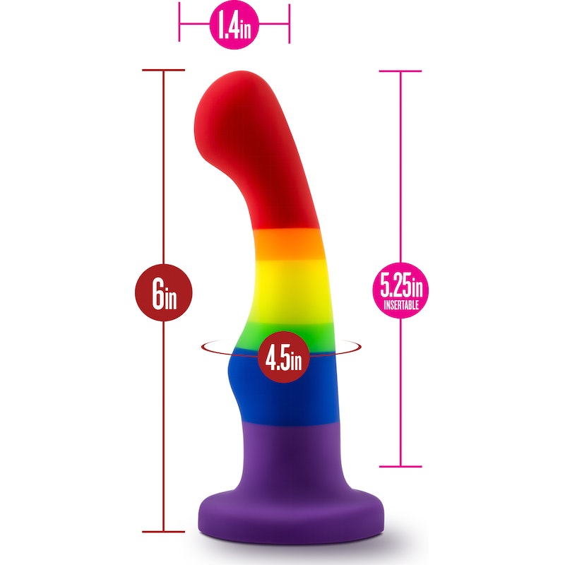 Avant Pride P1 Freedom Silicone Dildo - Vibrant Vibes Australia - Quality Sex Toys - Great Prices - Sex Toys Australia