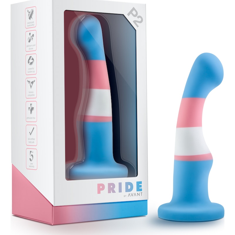 Avant Pride P2 True Blue Silicone Dildo - Vibrant Vibes Australia - Quality Sex Toys - Great Prices - Sex Toys Australia