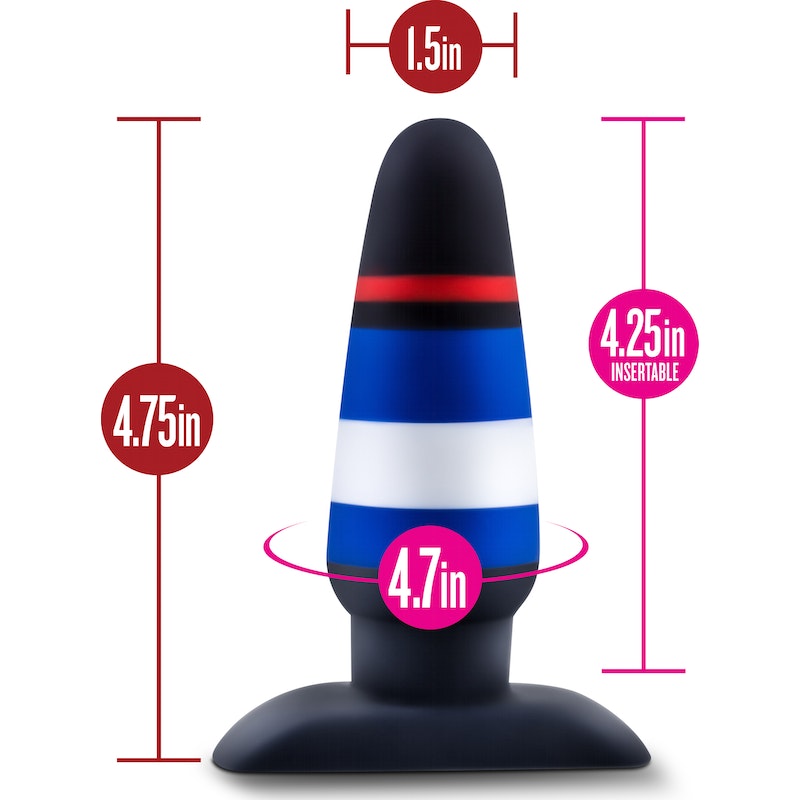 Avant Pride P4 Power Play Silicone Butt Plug - Vibrant Vibes Australia - Quality Sex Toys - Great Prices - Sex Toys Australia