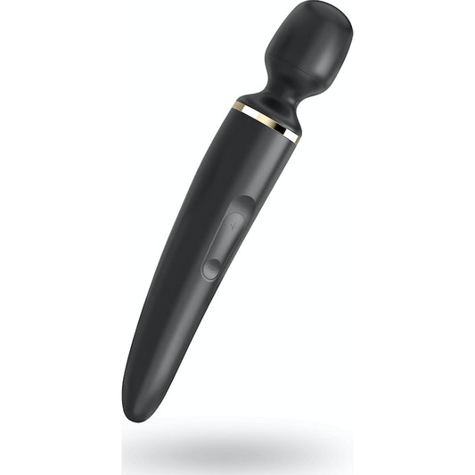 Satisfyer Wand-er Woman Black - Vibrant Vibes Australia - Quality Sex Toys - Great Prices - Sex Toys Australia