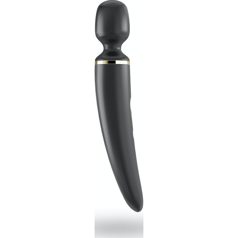 Satisfyer Wand-er Woman Black - Vibrant Vibes Australia - Quality Sex Toys - Great Prices - Sex Toys Australia