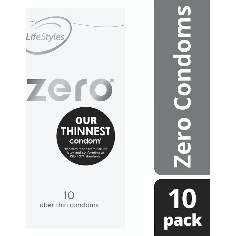 LifeStyles Zero 10 Condoms - Vibrant Vibes Australia - Quality Sex Toys - Great Prices - Sex Toys Australia