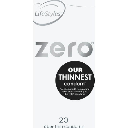 LifeStyles Zero 20 Condoms - Vibrant Vibes Australia - Quality Sex Toys - Great Prices - Sex Toys Australia