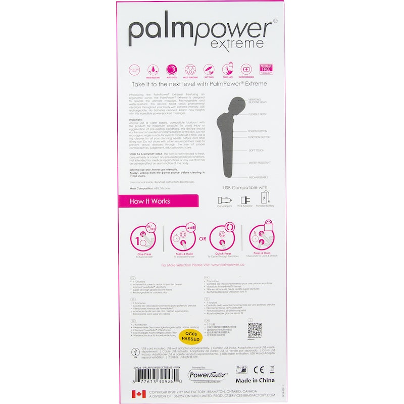 PalmPower Extreme Pink - Vibrant Vibes Australia - Quality Sex Toys - Great Prices - Sex Toys Australia